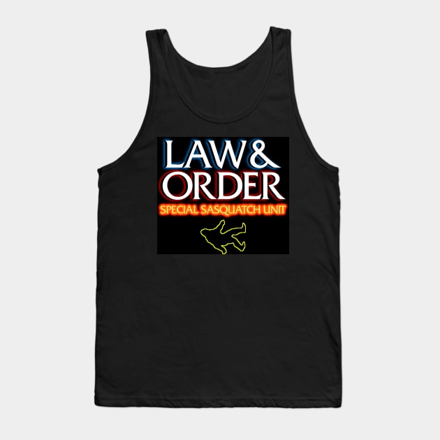 Law & Order: Special Sasquatch Unit Tank Top by DraconicVerses